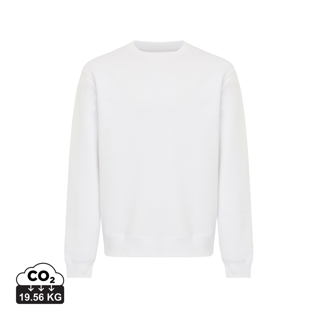 Sweat col rond promotionnel mixte 340 g/m² Torla recycled white